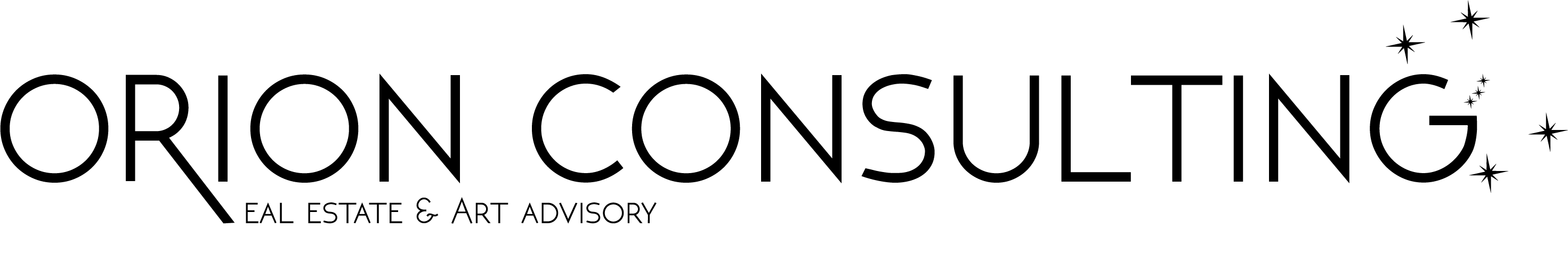 logo Orion consulting nero su sfondo trasparente